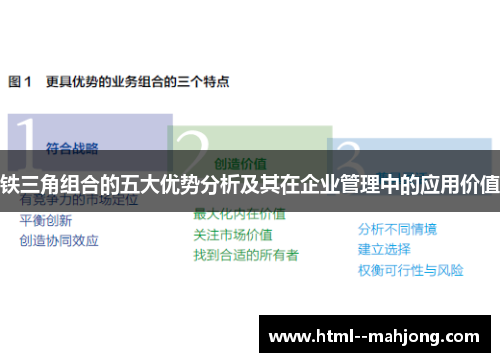 铁三角组合的五大优势分析及其在企业管理中的应用价值