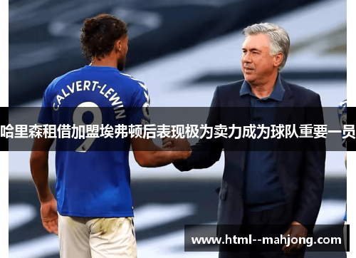 哈里森租借加盟埃弗顿后表现极为卖力成为球队重要一员